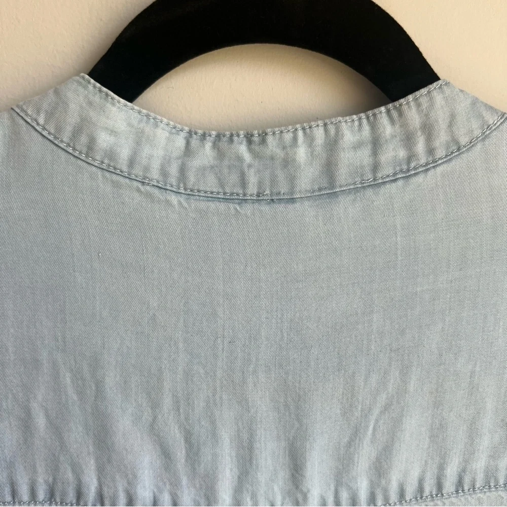 Alya Light Blue High Low Dress - Size Large - Picture 8 of 11